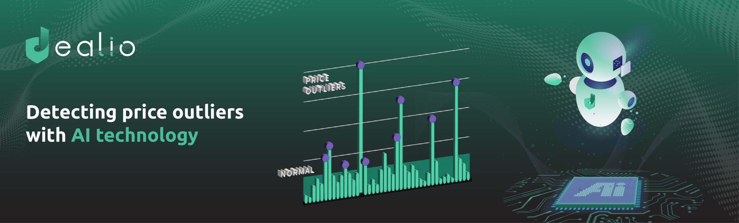 AI-powered price outlier detection for risk management Dealio detects price outliers with AI